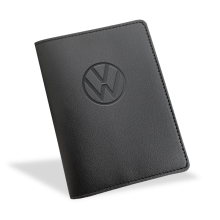 Porte carte grise similicuir Basic - Noir